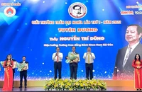 12 nhà giáo đầu tiên ở TP.HCM nhận giải thưởng Trần Đại Nghĩa