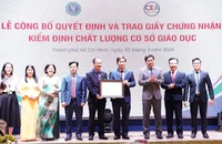 Trường ĐH Luật TP.HCM đón nhận Chứng nhận kiểm định chất lượng cơ sở giáo dục