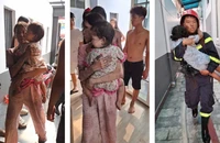 Cảnh sát cứu 6 người thoát khỏi đám cháy khách sạn ở Thủ Đức