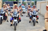 CSGT TP.HCM đồng loạt ra quân đảm bảo an toàn giao thông dịp lễ Giỗ tổ Hùng Vương