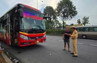 TP.HCM: Xử lý nhiều xe khách vi phạm quy định về giám sát hành trình 