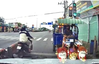Xác minh vụ xe ba gác chạy ngược chiều, chặn đường xe ô tô ở huyện Củ Chi