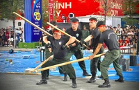 VIDEO: Toàn cảnh buổi biểu diễn võ thuật, nghiệp vụ Công an nhân dân tại TP.HCM