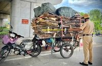 TP.HCM: Xử phạt hàng loạt chủ xe độ, chế, chở hàng cồng kềnh 