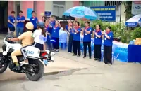 Quên CCCD, nữ sinh được Thiếu tá CSGT hộ tống kịp giờ thi tốt nghiệp