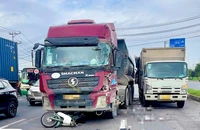 Tai nạn liên hoàn trên Quốc lộ 1, nhiều phương tiện hư hỏng