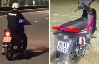 Tịch thu xe máy của thanh niên đăng video chạy xe bốc đầu lên TikTok