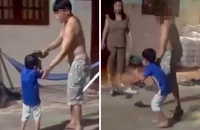 Công an TP.HCM xác minh clip người cha dùng dép đánh con
