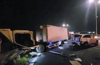 Tai nạn liên hoàn trên cao tốc, 7 ô tô bị hư hỏng nặng