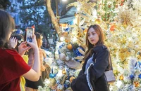 Hà Nội: Không khí Noel tràn ngập trên phố Hàng Mã