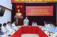 Kiểm tra công tác bảo vệ chính trị nội bộ tại Ban Cán sự đảng Bộ GTVT 