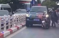 Làm rõ clip xe biển xanh đi ngược chiều ở Hà Nội 