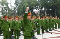 C04 thực hiện Lễ tuyên thệ đấu tranh với tội phạm ma tuý
