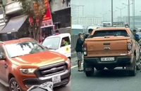 Hà Nội: Tài xế xe bán tải bị người dân vây bắt dương tính với ma túy