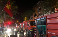 Kịp thời dập tắt đám cháy nhà dân ở Hà Nội trong đêm