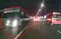 Xử phạt tài xế lái xe đi ngược chiều trên cao tốc Hà Nội – Hải Phòng