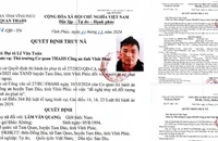 Công an tỉnh Vĩnh Phúc truy nã 4 người trốn thi hành án