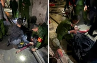 Cảnh sát cứu thoát 3 người trong vụ cháy nhà dân đêm giao thừa