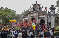 Gần 100.000 lượt du khách và người dân tham dự Lễ hội Cổ Loa năm nay