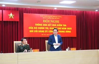 Thông qua kết quả kiểm tra của Bộ Chính trị, Ban Bí thư năm 2025 đối với Đảng ủy Công an Trung ương