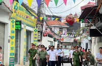 Giám đốc Công an Hà Nội làm việc tại làng nghề xã La Phù, huyện Hoài Đức