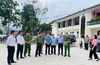 Đoàn công tác Bộ Công an kiểm tra thực tế tại Tuyên Quang