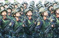 16.000 chiến sĩ lực lượng vũ trang tổng hợp luyện lần 3, sẵn sàng cho nhiệm vụ A80 