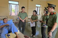 9 cán bộ, chiến sĩ Công an tỉnh Thái Nguyên bị thương khi hỗ trợ người dân