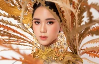 Chiêm ngưỡng Quốc phục ‘Rồng phượng’ khổng lồ của Bella Vũ Huyền Diệu tại Ai Cập