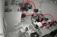 Bốn tên trộm phá cửa vào công ty khoắng sạch tài sản