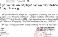 Giả mạo văn bản của Công an TP.HCM gửi cho tỉnh Đồng Nai