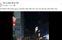 Sự thật clip ‘hai thanh niên bắt cóc trẻ em’ ở Bình Tân