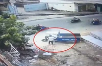 Dùng kìm cộng lực cắt khóa, trộm xe ba gác máy giữa ban ngày