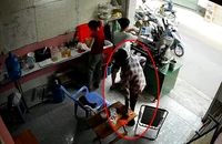 Dùng khăn lau tay làm dụng cụ trộm điện thoại ở Bình Tân