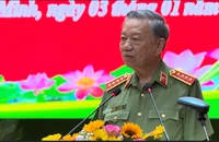 Đại tướng Tô Lâm điểm lại các kết quả nổi bật của Công an TP.HCM trong năm 2023