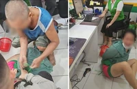 Chủ tiệm tạp hóa tước dao, khống chế người phụ nữ nghi cướp cửa hàng F88