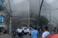 Tiệm nước đá cháy dữ dội gần chợ Phạm Văn Hai