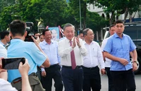 Chùm ảnh Lễ ra mắt Lực lượng tham gia bảo vệ an ninh, trật tự ở cơ sở ở TP.HCM