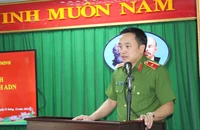 Thiếu tướng Mai Hoàng chủ trì lễ khánh thành hệ thống giám định ADN
