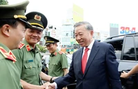 Tổng Bí thư Tô Lâm dự Lễ khánh thành Tượng đài Công an nhân dân tại quận 5