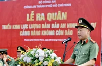 Công an TP.HCM triển khai lực lượng bảo đảm an ninh Cảng hàng không Côn Đảo