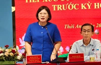 Cử tri 5 phường ở quận 12 cũ nêu ý kiến về tội phạm mạng, hạ tầng giao thông
