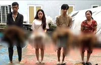 Cảnh sát hình sự bắt nhóm trộm, tiêu thụ nửa tạ chó ở phường Trung Mỹ Tây