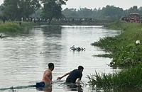2 học sinh mất tích do đuối nước ở xã Đông Thạnh