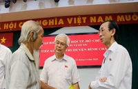 ĐBQH thông tin với cử tri huyện Bình Chánh về dự án Sing Việt