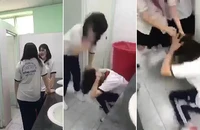 Xích mích trên mạng, nữ sinh trường Đồng Khởi bị đánh hội đồng trong nhà vệ sinh 