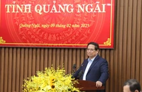 Thủ tướng đề nghị Quảng Ngãi hoàn thành sắp xếp bộ máy trong tháng 2-2025