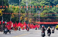 Quảng Ngãi rực rỡ cờ hoa, băng rôn trước ngày Đại hội Đảng bộ tỉnh