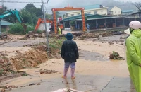 Xã vùng cao ở Quảng Ngãi cho học sinh nghỉ học, di dời dân vì sạt lở
