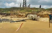 Cáp ngầm xuyên biển Lý Sơn lộ thiên sau bão, nguy cơ mất an toàn